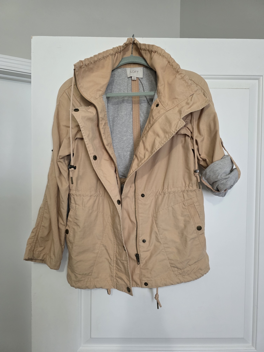 LOFT Women's Tan Utility Jacket